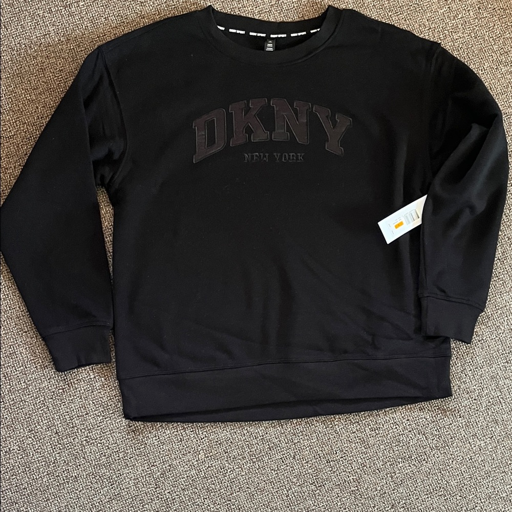 DKNY Black Logo Sweatshirt